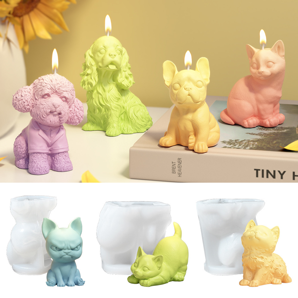 Soap Making Gifts - 향기 양초에 대한 앉아 래브라도 강아지