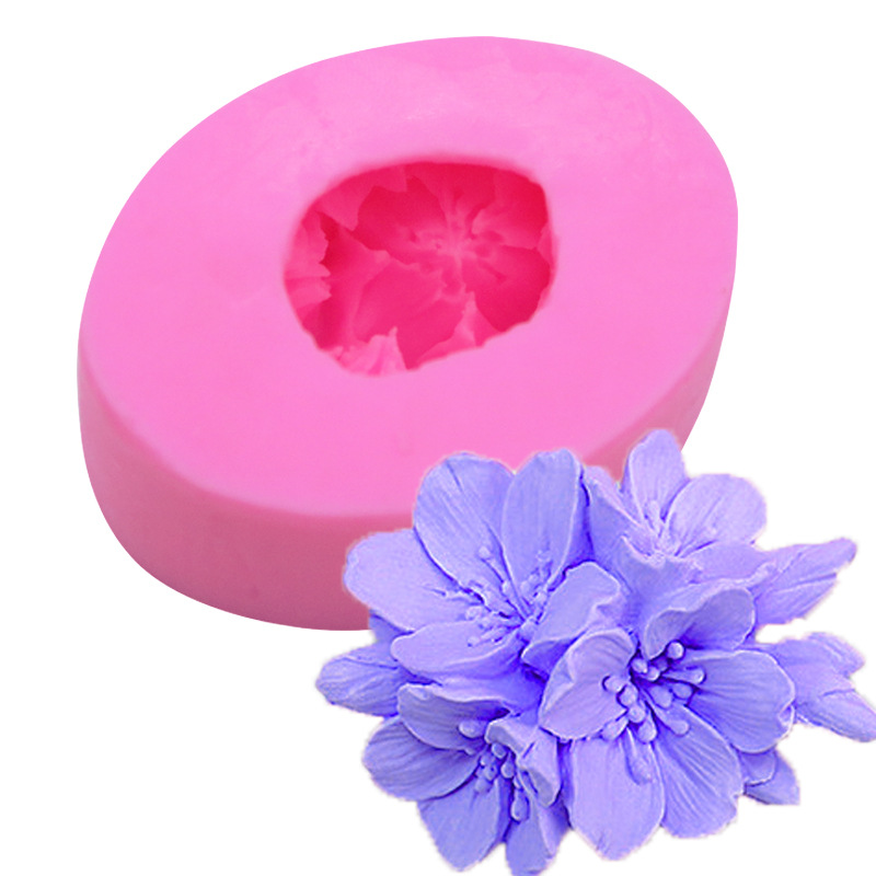 Soap Making Instructions - 장미 꽃 퐁당 만들기용 실리콘 비누