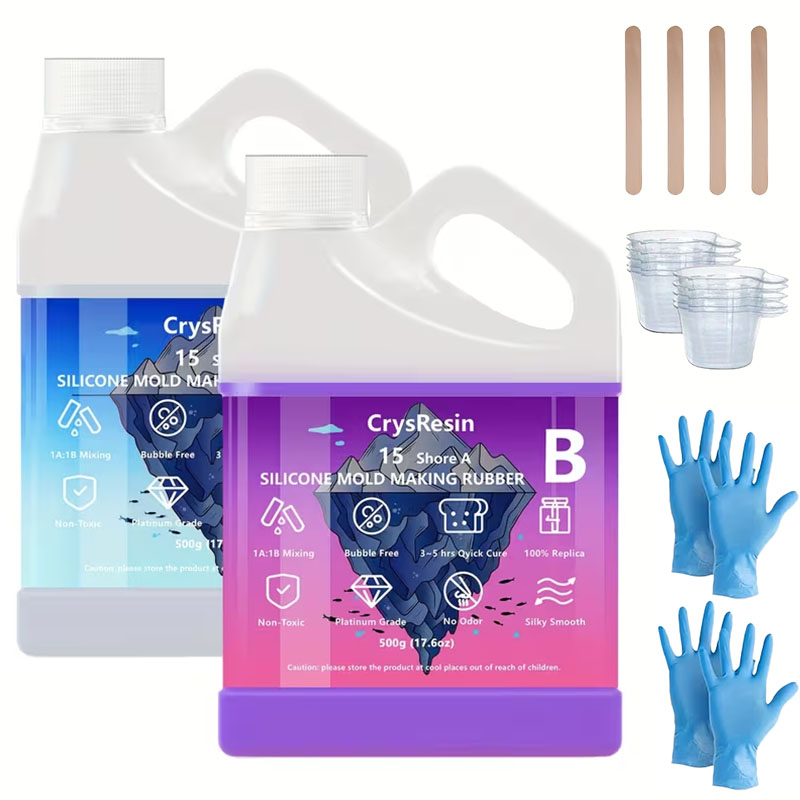 500ml 2병 액상 실리콘 몰드 제작용, 부드럽고 비 - Soap Making Diy Kit 리뷰 및 가격