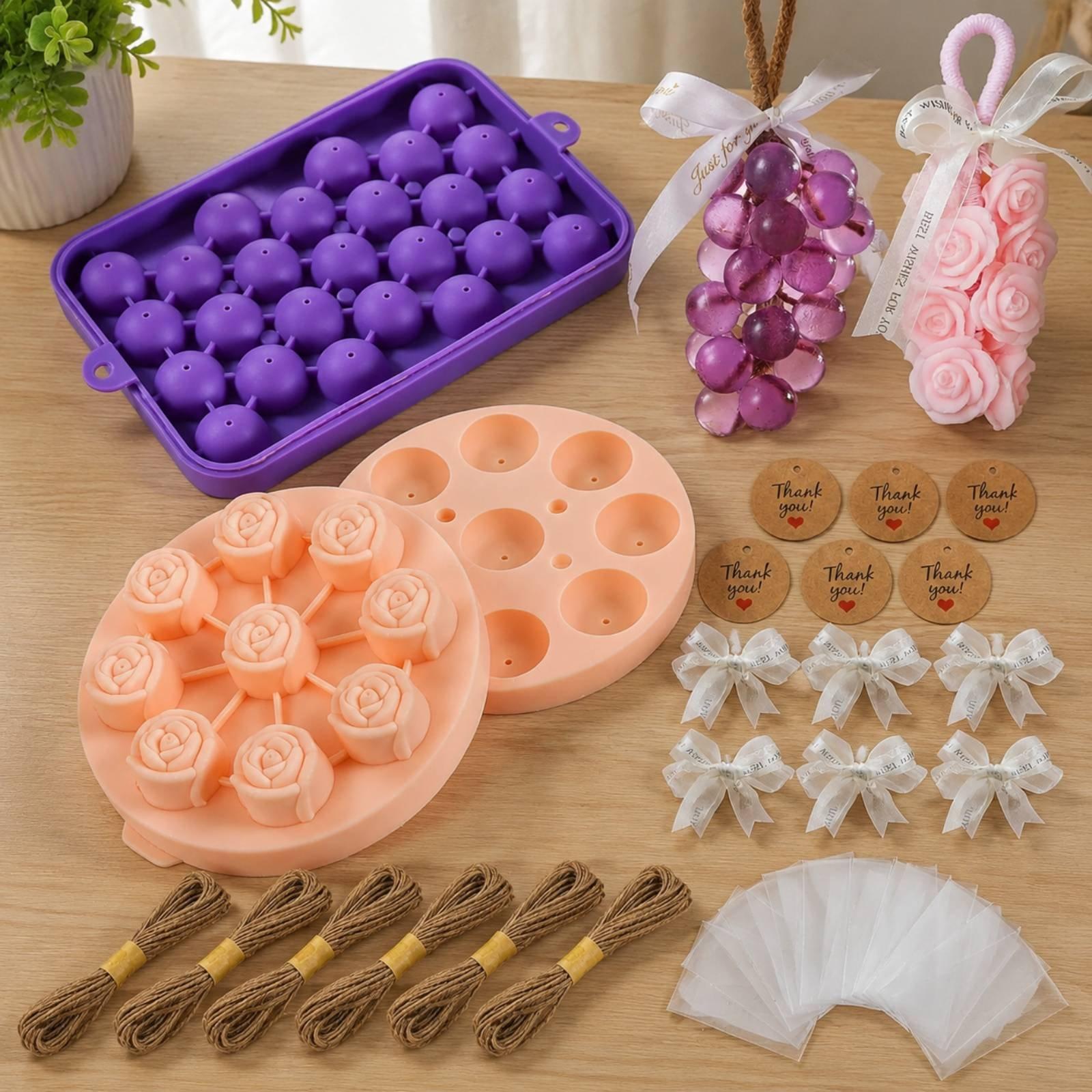 비누 제작 키트 실리콘 몰드 재사용 가능한 공예 선물  - Soap Making Gifts 리뷰 및 가격