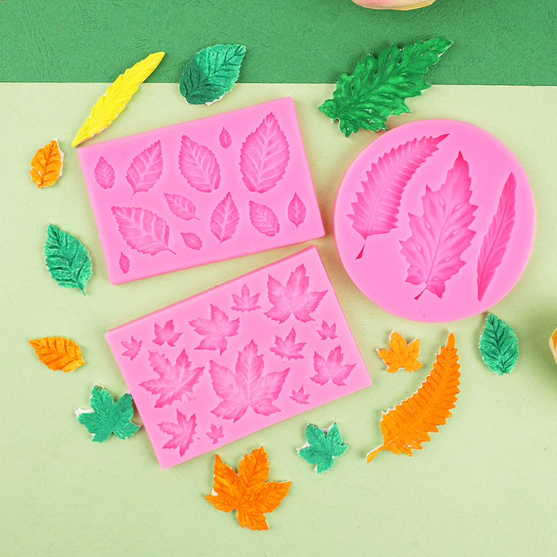 DIY 케이크 장식을위한 메이플 리프 실리콘 몰드 세트 - Soap Making Ins 리뷰 및 가격