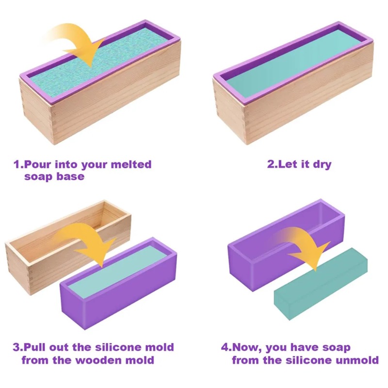 유연한 실리콘 비누 몰드 직사각형 로프 디자인, 비누  - Soap Making Instructions 리뷰 및 가격