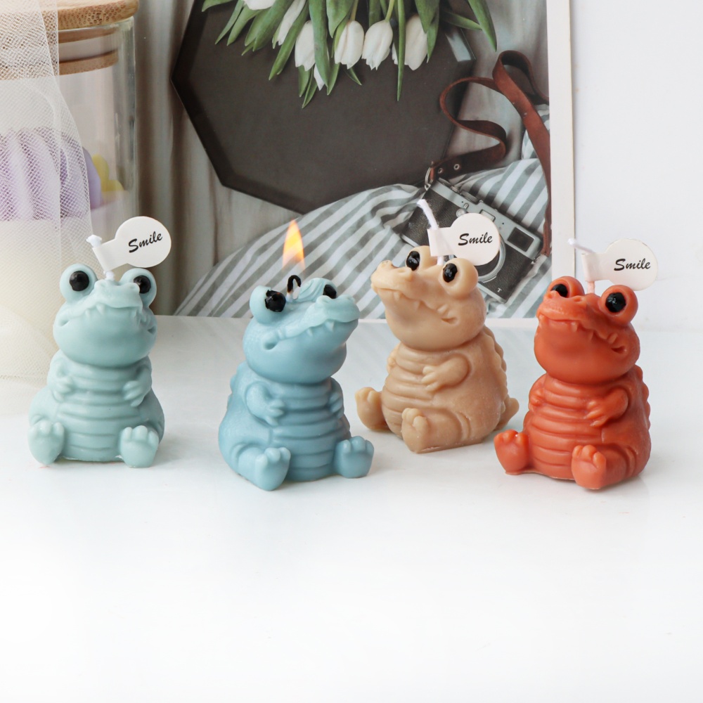 3D 귀여운 악어 양초 실리콘 몰드 사랑스러운 웃는 악 - Soap Making Gifts 리뷰 및 가격