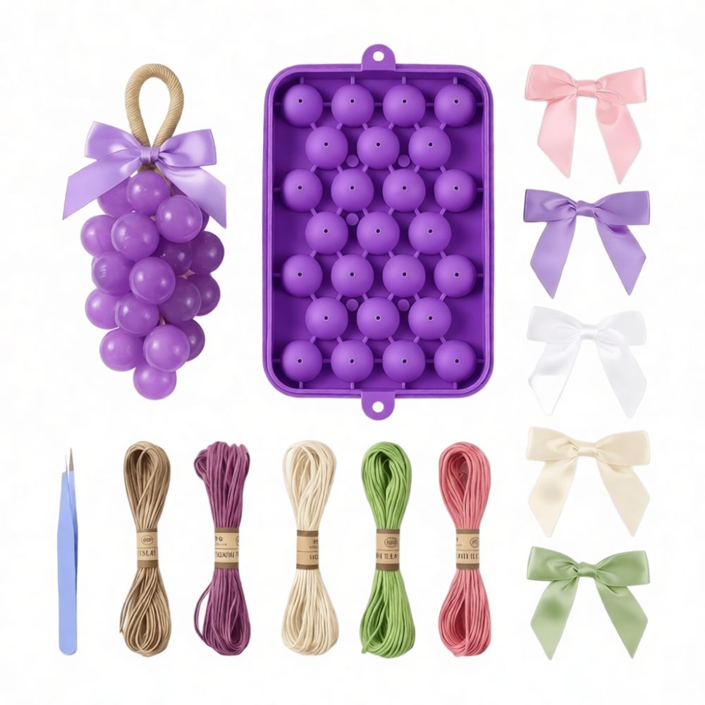 포도 모양 실리콘 몰드, 과일 모양 비누 만들기 몰드, - Soap Making Gifts 리뷰 및 가격