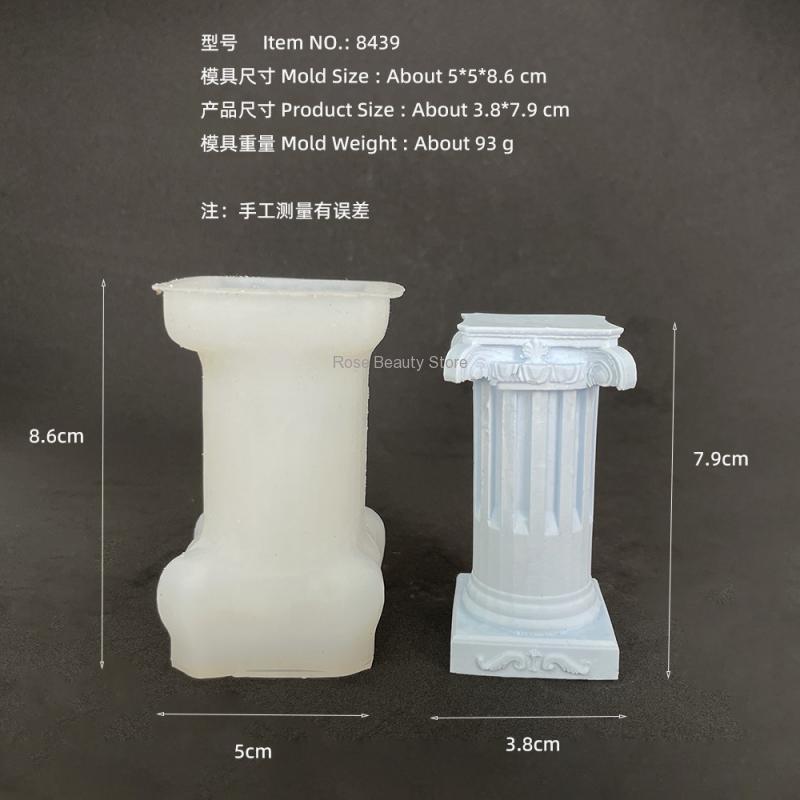 3D 로마 열 촛불 실리콘 금형 DIY 향기로운 비누  - Soap Making Gifts 리뷰 및 가격