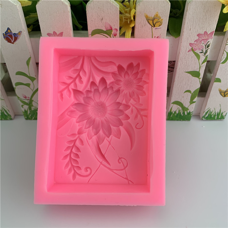 3D 광장 장미 꽃 실리콘 비누 금형 수제 구호 국화  - Soap Making Diy Kit 리뷰 및 가격