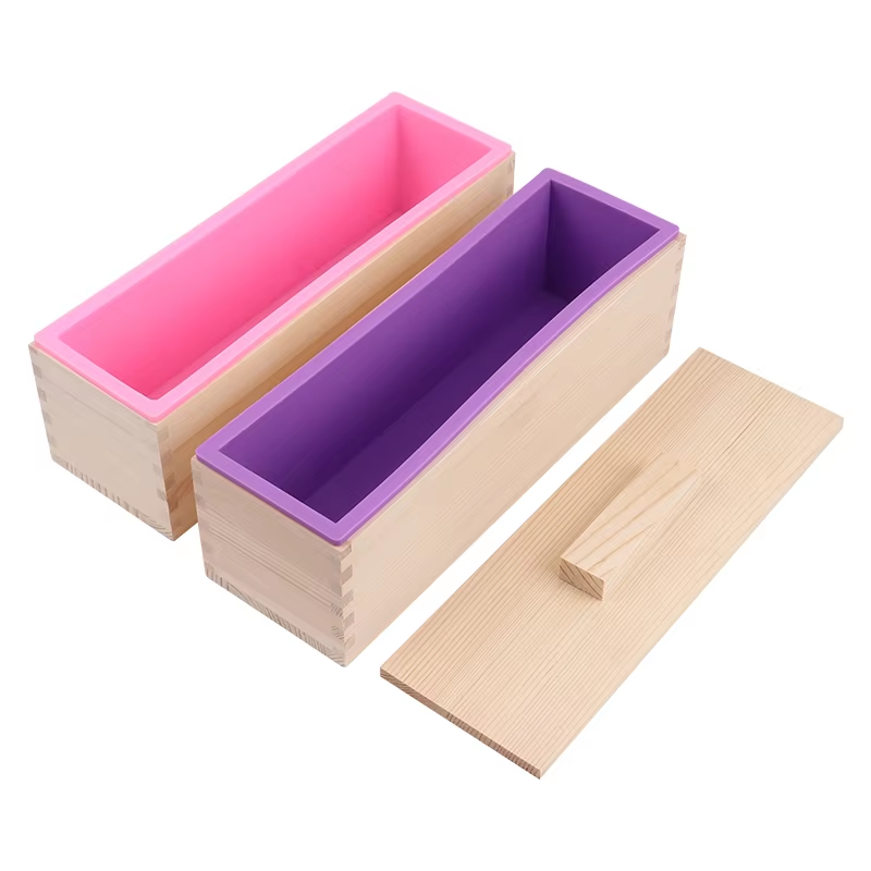 1200ml 직사각형 실리콘 비누 몰드 나무상자(뚜껑  - Soap Making Kit For Beginners 리뷰 및 가격